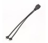 QUEENYARD Durabilité USB 3.0 Façade Panneau avant pour une connectivité PC Fiabilité Transfert de données Haute Vitesse Câble USB A Connecteurs Câble