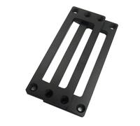 QUEENYARD Ensemble de support en aluminium multicouche pour disque solide de 6,3 cm avec matériel d'installation - Baie de disque empilable en aluminium