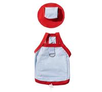 QUEENYARD Gilet de refroidissement pour chien, chapeau de soleil, gilet respirant pour l'extérieur, la randonnée, la marche, la plage, les activités de support grande taille