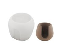 QUEENYARD Moules en silicone cylindriques Moules support en silicone pour résine époxy diffuseur d'huile essentielle support de plante hydroponique