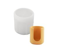 QUEENYARD Moules en silicone cylindriques, moules support en silicone pour résine époxy, diffuseur d'huile essentielle, support de plante hydroponique