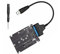 QUEENYARD MSATA Solid Disk to Adapter Conversion Card for Various Operating Systems for Window Operating Systems MSATA