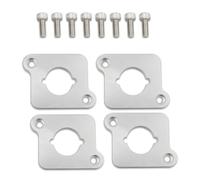 QUEENYARD Plaques d'adaptation pour bobines d'allumage, entretoises pour bobines d'allumage de 1,8 T à 2,0 TFSI, plaques de Rechange en Aluminium avec boulons
