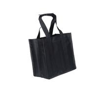 QUEENYARD Sac porte-bouteille de vin, sac réutilisable en tissu Oxford multi-compartiments pour boissons, boissons et événements spéciaux, Noir , 27x18x27cm/10.63x7.09x10.63in