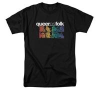 Queer As Folk Cast T Shirt Mens TV Show Pride Tee Black BlackSmall