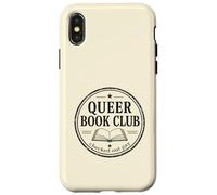 Queer Book Club LGBTQ+ Lecteur vérifié Gay Coque pour iPhone X/XS