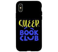 Queer Book Club Typographie Design Coque pour iPhone X/XS