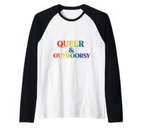 Queer Outdoorsy Rainbow Randonnée Camping Nature Manche Raglan