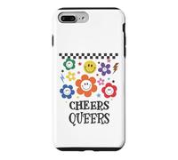 Queer Pride Cheers Queers Gay Pride Flag LGBT Lesbian LGBTQ Coque pour iPhone 7 Plus/8 Plus