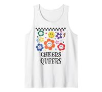 Queer Pride Cheers Queers Gay Pride Flag LGBT Lesbian LGBTQ Débardeur