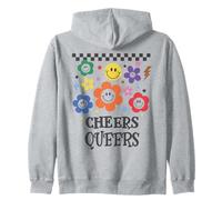 Queer Pride Cheers Queers Gay Pride Flag LGBT Lesbian LGBTQ Sweat à Capuche