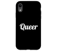 Queer Text Design for Gays, Lesbians, Queers & LGBTI Allies Coque pour iPhone XR