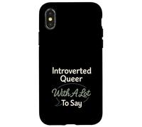 Queer Trans Affirming Comfort Identity Love Cadeau de Soutien Coque pour iPhone X/XS