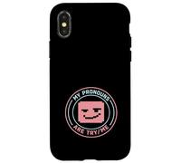 Queer Trans Affirming Comfort Identity Love Cadeau de Soutien Coque pour iPhone X/XS