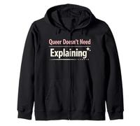 Queer Trans Affirming Comfort Identity Love Cadeau de Soutien Sweat à Capuche