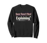Queer Trans Affirming Comfort Identity Love Cadeau de Soutien Sweatshirt