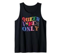 Queer Vibes Only Gay Pride Month LGBTQ Rainbow Pride Lesbian Débardeur