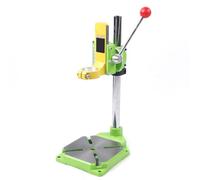 Queeucaer Support de perceuse rotatif à 90° - Support pour perceuse d'établi - Support de perceuse à colonne - Réglable et stable - 49 cm