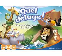Quel déluge ! - Un jeu coopératif pour les 4-7 ans - Thibaut Beylard - Le Seneve Eds - Jeux livres objets