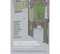 Quel enseignement pour l'architecture ?