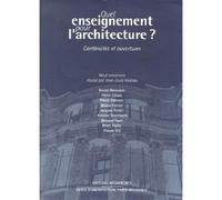 Quel enseignement pour l'architecture? Continuités et ouvertures - Jean-Louis Violeau - Recherches - broché - Essai