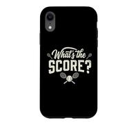Quel est Le Score Fan de Joueur de Tennis drôle Coque pour iPhone XR