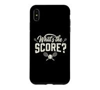 Quel est Le Score Fan de Joueur de Tennis drôle Coque pour iPhone XS Max