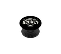 Quel est Le Score Fan de Joueur de Tennis drôle PopSockets PopGrip Adhésif