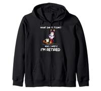 Quel Jour est Aujourd'hui, Peu Importe, Je suis Un Cheval à la Retraite Sweat à Capuche