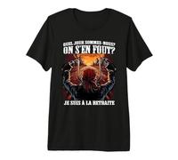 Quel Jour Sommes-Nous on s'en fout Je suis à la Retraite T-Shirt Haut de Gamme