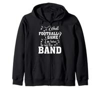 Quel Match de Football Je suis là pour Voir The Marching Band Funny Sweat à Capuche