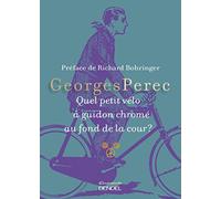 Quel petit vélo à guidon chromé au fond de la cour ?