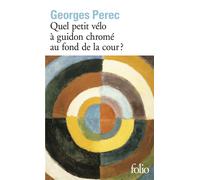 Quel petit vélo à guidon chromé au fond de la cour ?