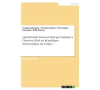 Quel Produit Intérieur Brut par habitant à l'horizon 2040 en République démocratique du Congo ?