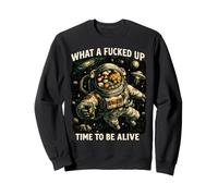 Quel Temps Fou pour être en Vie, Amateurs de blagues et de mèmes Sweatshirt