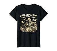 Quel Temps Fou pour être en Vie, Amateurs de blagues et de mèmes T-Shirt Graphique avec Valeur