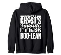 Quel Type De Données Favori d'un Fantôme Boo-Lean Bouh Sweat à Capuche