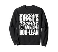 Quel Type De Données Favori d'un Fantôme Boo-Lean Bouh Sweatshirt