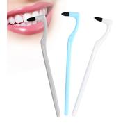 Quelcc 3 Piéces Éliminateur de Tartre, Détachant Gomme Des Dents, Brosse Interspace, Detartrage Dentaire Outil,Pour Enlever Les Taches Dentaires,Blanchir Les Dents Soins Outils
