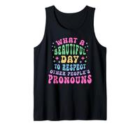 Quelle Belle journée Respecter Les pronoms des Autres LGBT Débardeur