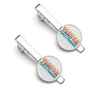 Quelle belle journée ! Respectez les pronoms des autres. 3 pinces à cravate argentées pour homme, pinces rondes, lot de 2 épingles à cravate pour mariage, anniversaire, affaires, remise de diplômes.