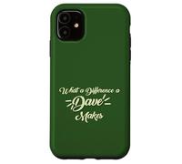Quelle différence Un Dave Fait Que David Davie a Un drôle de prénom de garçon Coque pour iPhone 11