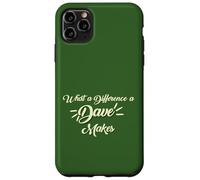 Quelle différence Un Dave Fait Que David Davie a Un drôle de prénom de garçon Coque pour iPhone 11 Pro Max