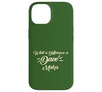 Quelle différence Un Dave Fait Que David Davie a Un drôle de prénom de garçon Coque pour iPhone 14