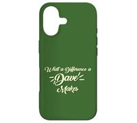Quelle différence Un Dave Fait Que David Davie a Un drôle de prénom de garçon Coque pour iPhone 17