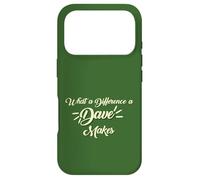 Quelle différence Un Dave Fait Que David Davie a Un drôle de prénom de garçon Coque pour iPhone 17 Pro