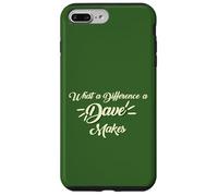 Quelle différence Un Dave Fait Que David Davie a Un drôle de prénom de garçon Coque pour iPhone 7 Plus/8 Plus