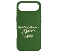 Quelle différence Un Dave Fait Que David Davie a Un drôle de prénom de garçon Coque pour iPhone Air