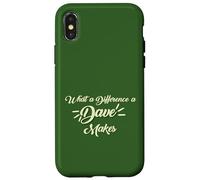Quelle différence Un Dave Fait Que David Davie a Un drôle de prénom de garçon Coque pour iPhone X/XS