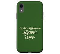 Quelle différence Un Dave Fait Que David Davie a Un drôle de prénom de garçon Coque pour iPhone XR